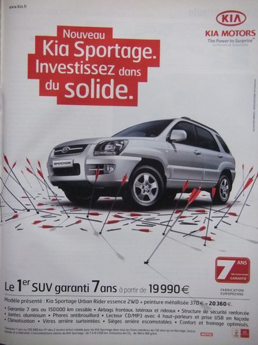Pubblicità stampa 2007 kia - pubblicitÀ,