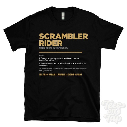Shirt scrambler rider - scrambler,