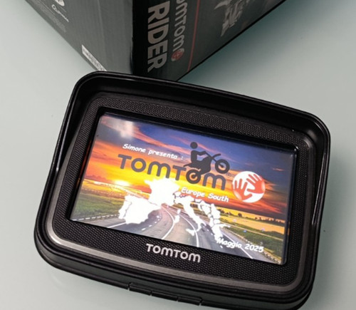 Navigatore gps moto tomtom - gps,